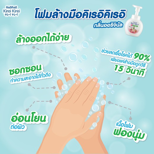 แม่ๆ ต้องดู! โฟมล้างมือธรรมชาติ ราคาน่ารักจาก Kirei Kirei